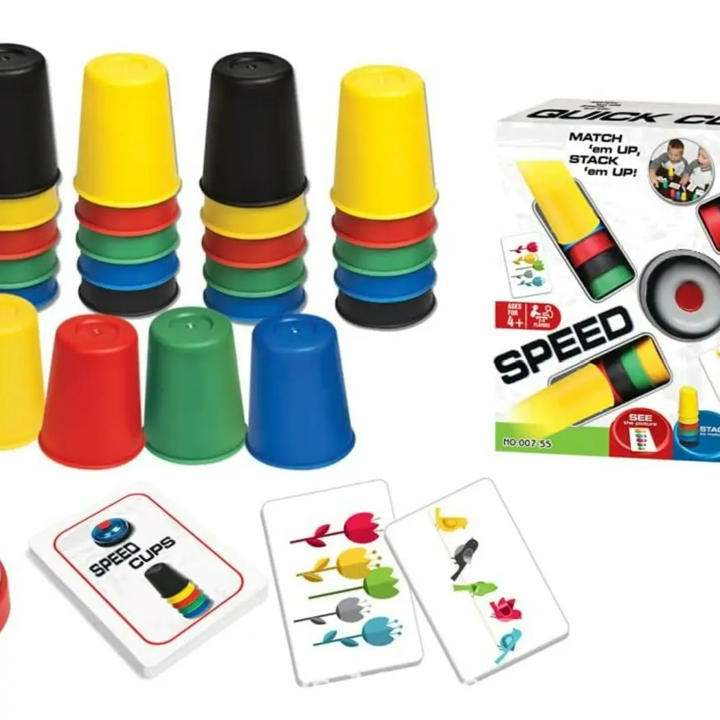 Speed Stack Quick Cups Fun Family Board Game Parent Children Interaction Party Game Gift