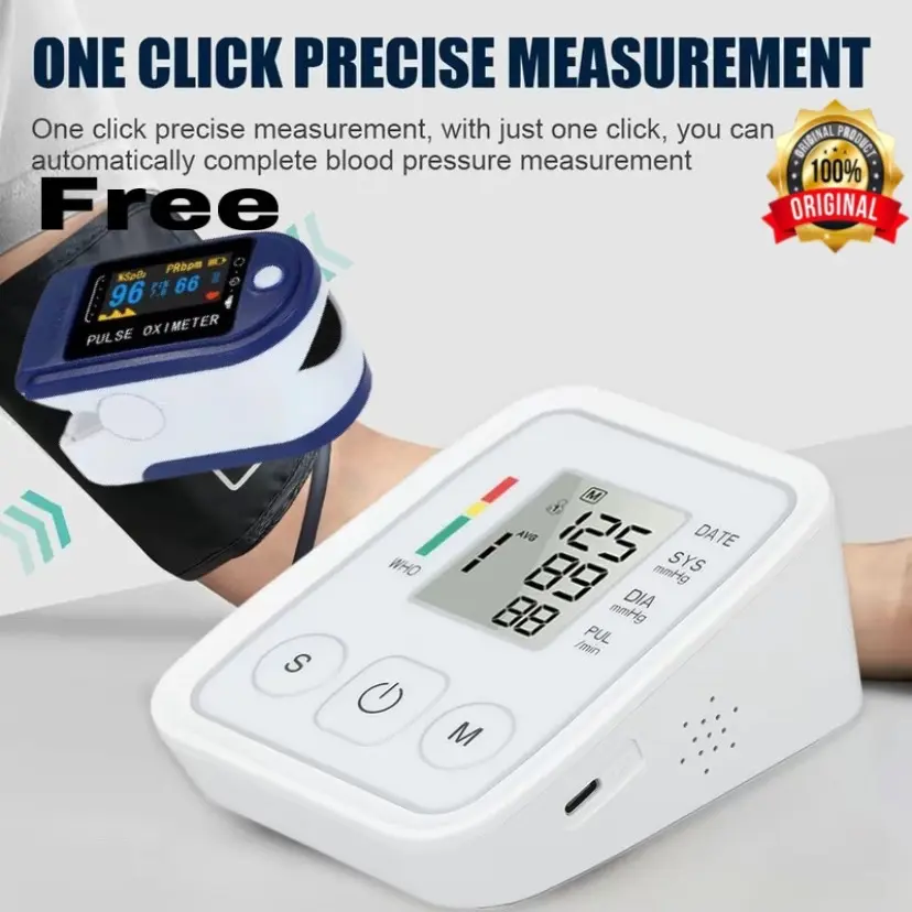 TaffOmicron Tensimeter Digital Pengukur Tekanan Darah Bahasa Indonesia - BW-3205 - White
