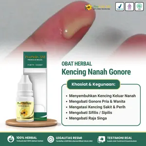 Propolis SM - Obat Kencing Nanah, Gonore, Sifilis, Raja Singa, untuk Pria dan Wanita