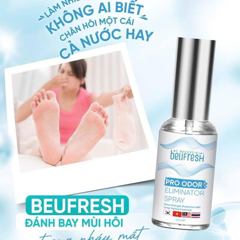 Xịt khử mùi toàn thân, lăn khử mùi BEUFRESH ngăn tiết mồ hôi, hạn chế mùi cơ thể 30ml 2