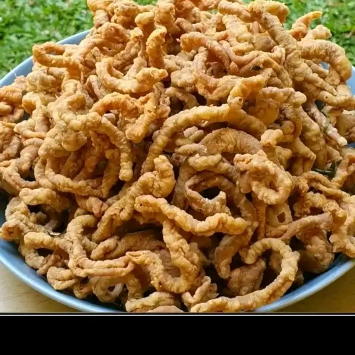 Usus original gurih renyah aroma  daun jeruk  kriuk berat 1 kg 3
