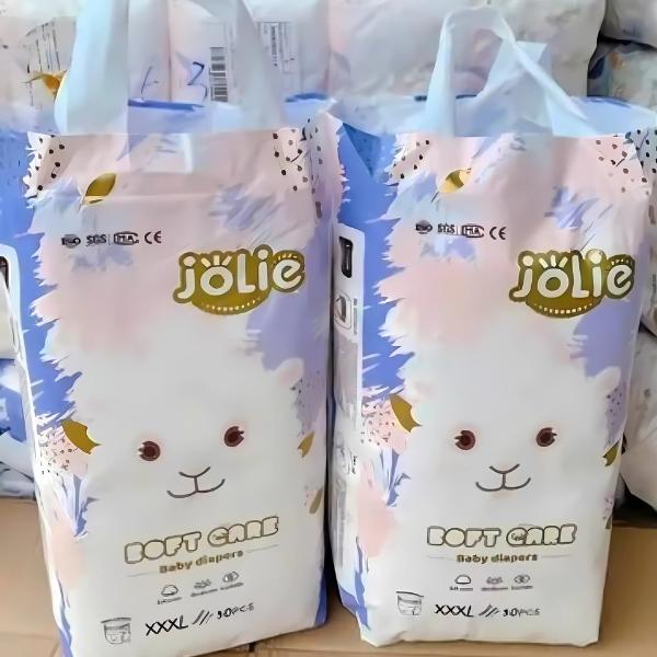 Combo 100 miếng bỉm quần tã dán JOLIE loại 1 đủ size SM L XL 2XL 3XL 4XL Cho Bé Cotton nệmđiềuhoà mátlạnh tã dán và tã quần