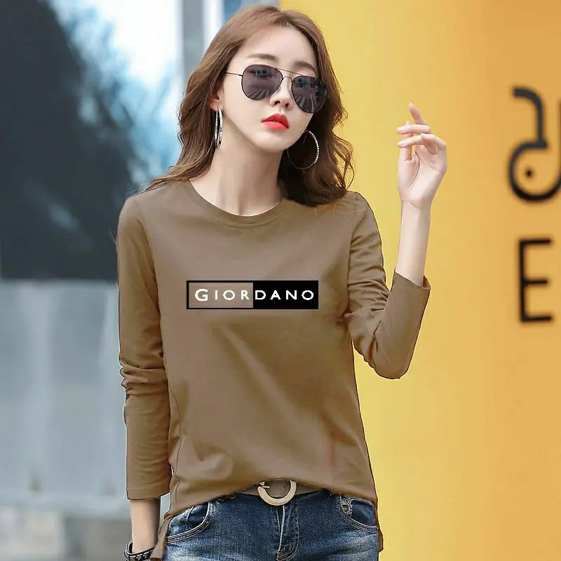 Kaos Lengan Panjang Brendet Fashion Stayle Wanita Import Elegan
