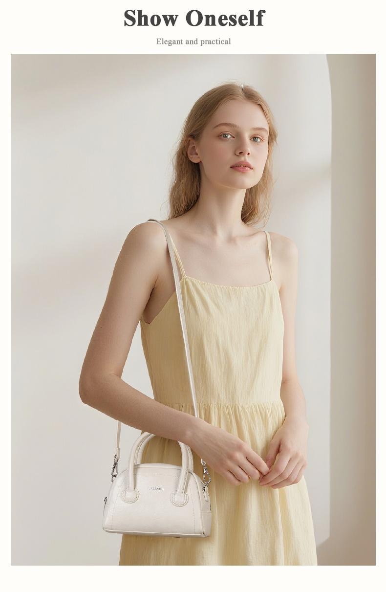 【Gia Bag】NALANDU Tas Selempang Wanita Elegan Fashion Sling Bag Bahu Cewek Kekinian Kulit OOTD Tampil Mewah