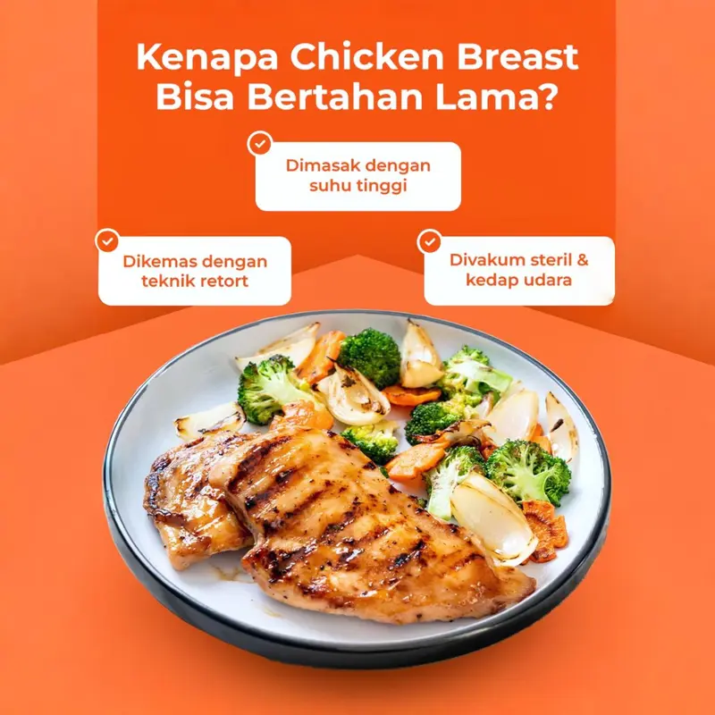 (Coach) Nutrimotion - Chicken Breast - Dada Ayam Siap Makan Tinggi Protein - Cemilan Sehat yang Rendah Lemak 6