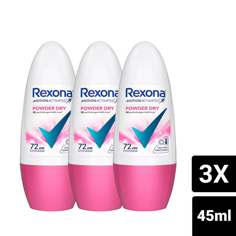 Rexona Women Deodorant Anti-Perspirant Roll On Powder Dry 45 - Shop ...