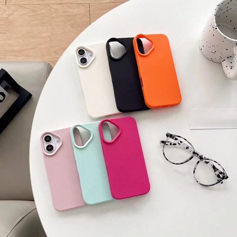 Vỏ điện thoại iPhone vân hạt dẻ một màu phù hợp với iPhone18/17/16/15, 14/13/11/7, 17pro/17promax, 16/16plus/16pro thiết kế đơn giản độc đáo kiểu mới