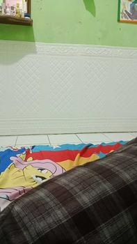 Product Review of Wallpaper/Wallfoam Dinding 3D Foam Serat / Motif Pintu Jati Uk 90cm x 70cm from Ñ**t M**t 0