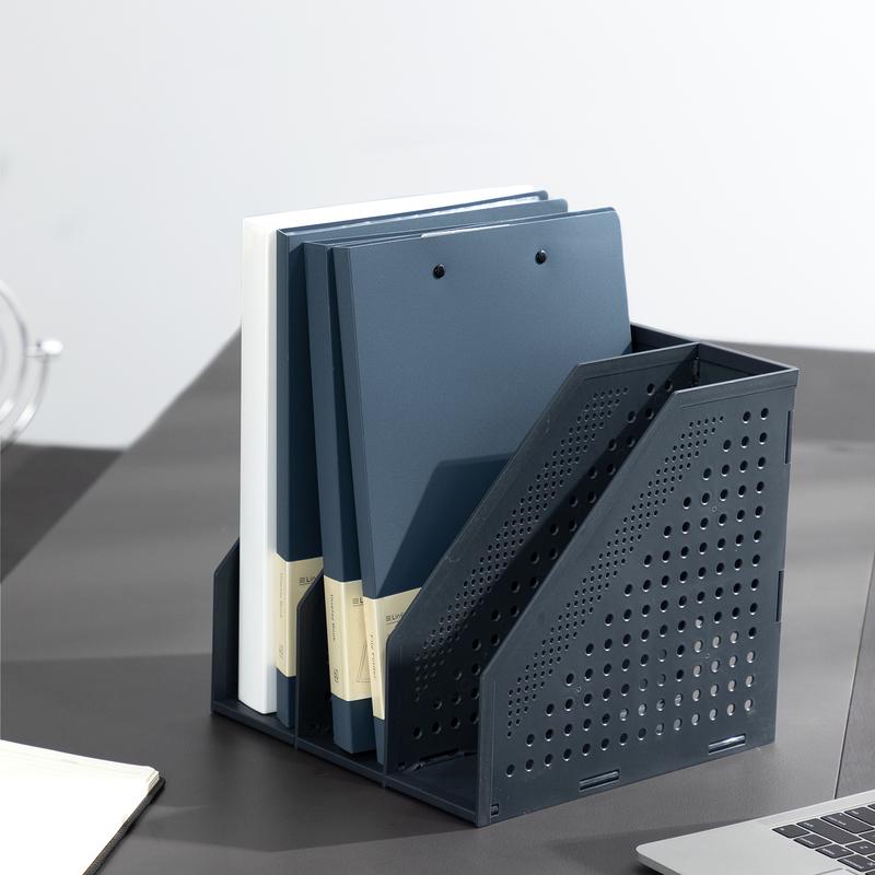 Deli Magazine Holder / Document Desk Organizer / Rak Tempat Dokumen atau Majalah Slot dapat diatur Mempunyai 3 Slot E79003 3