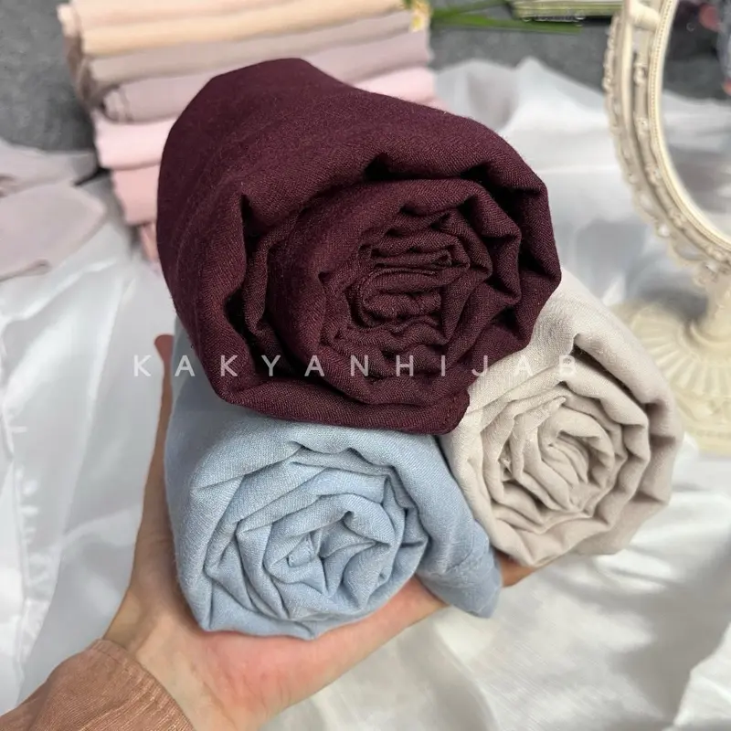 Pashmina Viscose Premium | Pashmina Arabian Voile Shawl 2