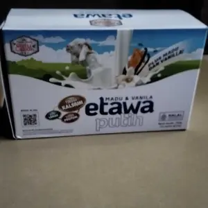 Susu Kambing Etawa Putih Ratu Lebah Plus Madu & Vanila 1 Box isi 10 Sachet