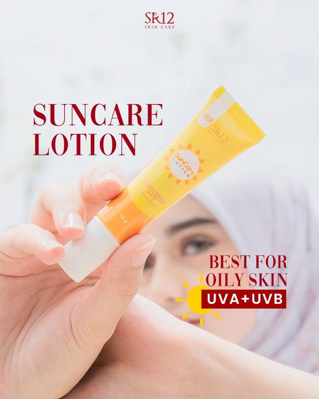 SR12 Suncare Lotion 15gr SPF 25++ Perawatan Pelindung Wajah Dari Sinar Matahari Dan Melembabkan - Sunscreen Mencerahkan Wajah 9