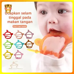 Teether bayi / Food grade silicon bayi teether gloves / Teether bayi gelang teether BPA Free C68