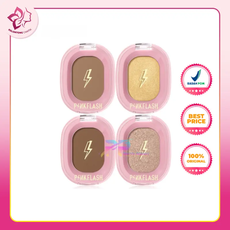 PINKFLASH Soft Pigment Face Contour | PF-F02 | PF - F02 | PINK FLASH - Kelontong Cantik 0