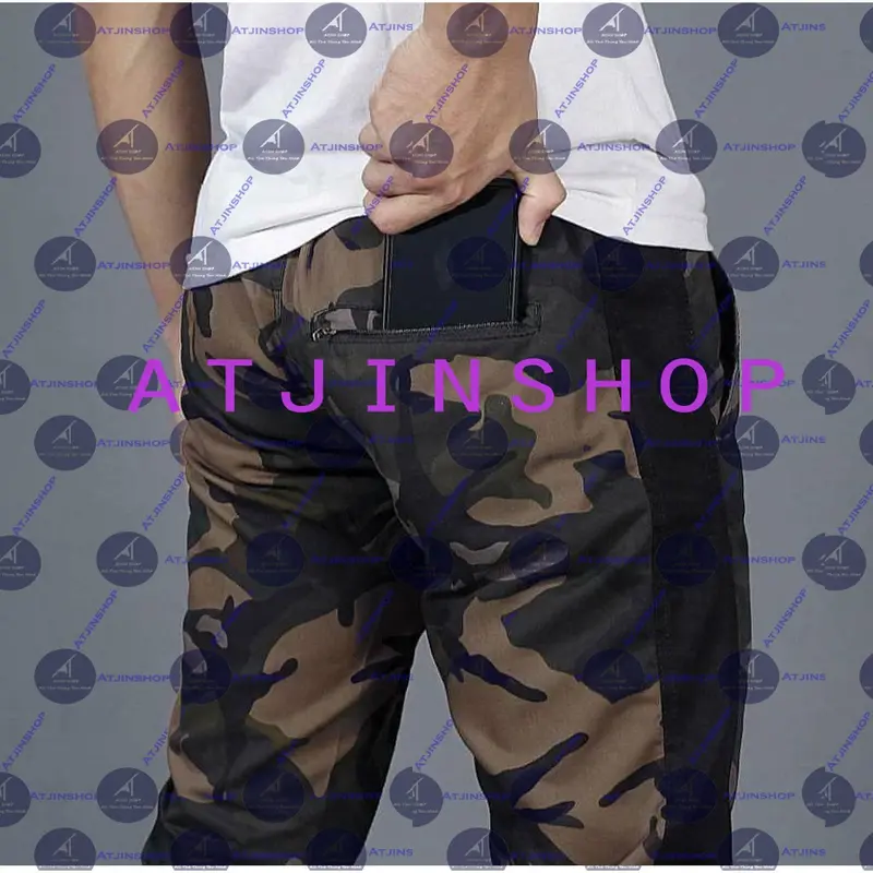 Atjin- Celana Joger Loreng Pria Dewasa Termurah Model Terbaru Tactical Army Commando Katun 5
