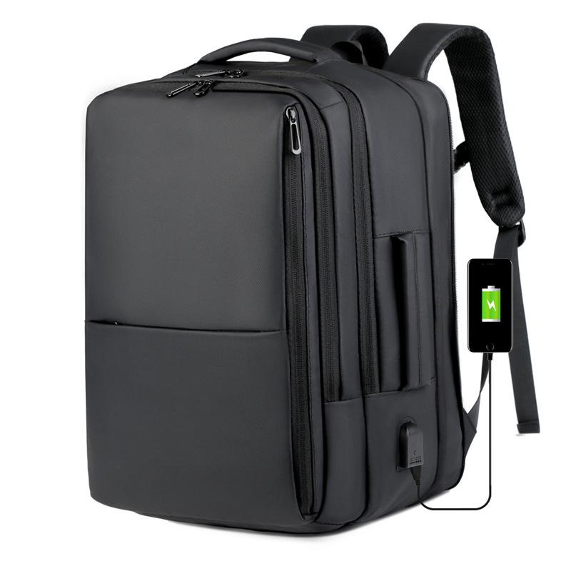 Ba lô đựng laptop công sở nam bằng da mới, ba lô đa chức năng chống thấm nước chất lượng cao dành cho nhân viên văn phòng và sinh viên.