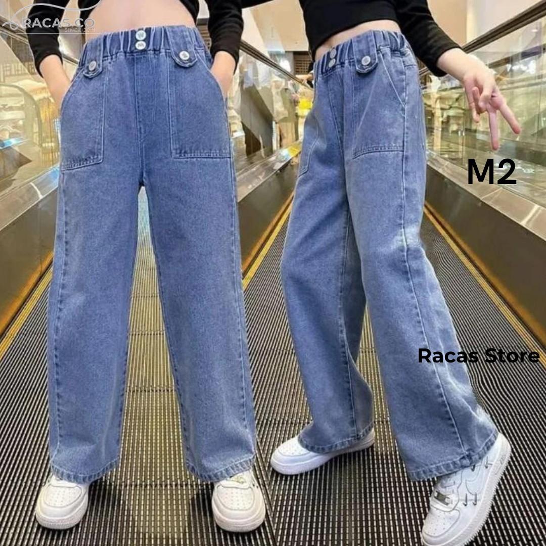 Celana Jeans Anak Palazzo Kids Denim Palazzo Girls Kulot Anak Remaja Perempuan Korean Style