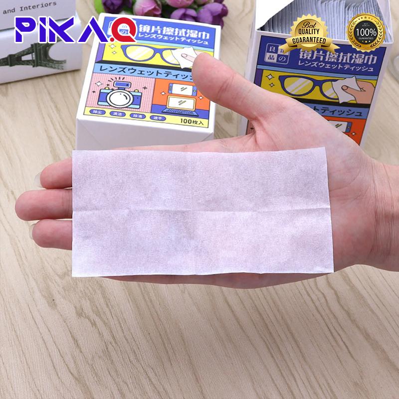 Product Introduction of Khăn lau Kính chống sương mù, 100 cái, để làm sạch màn hình điện thoại, loại bỏ dầu và bụi, không để lại dấu vết, khô nhanh, đệm làm sạch dùng một lần 9