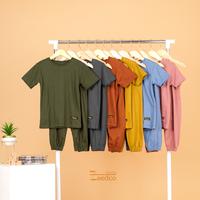 Gambar Setelan Anak 1-7 tahun Jogger Set Olive  premium cotton 24s dari Little Zeedco Kab. Bandung 4 Tokopedia