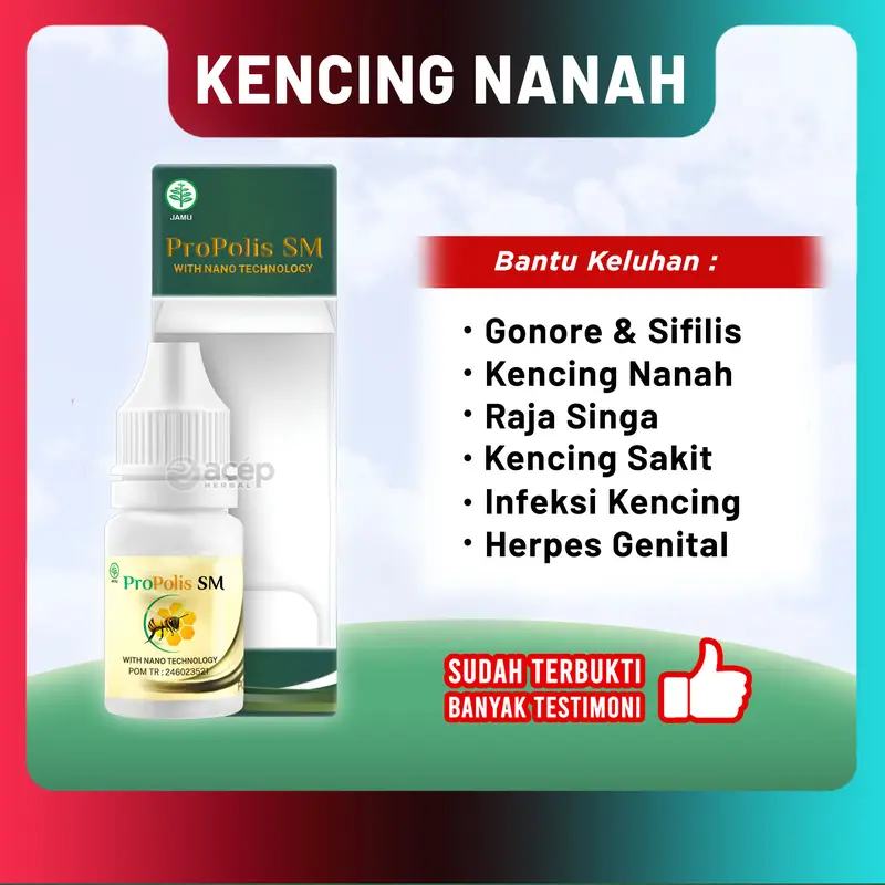 Propolis SM Gonore Sifilis Raja Singa Pria Wanita Remaja dan Dewasa - HananiaHerbal 0