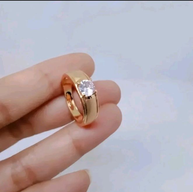 Cincin Koin Logam Matasatu Ori 1991 Lapis Emas Antikarat Antiluntur