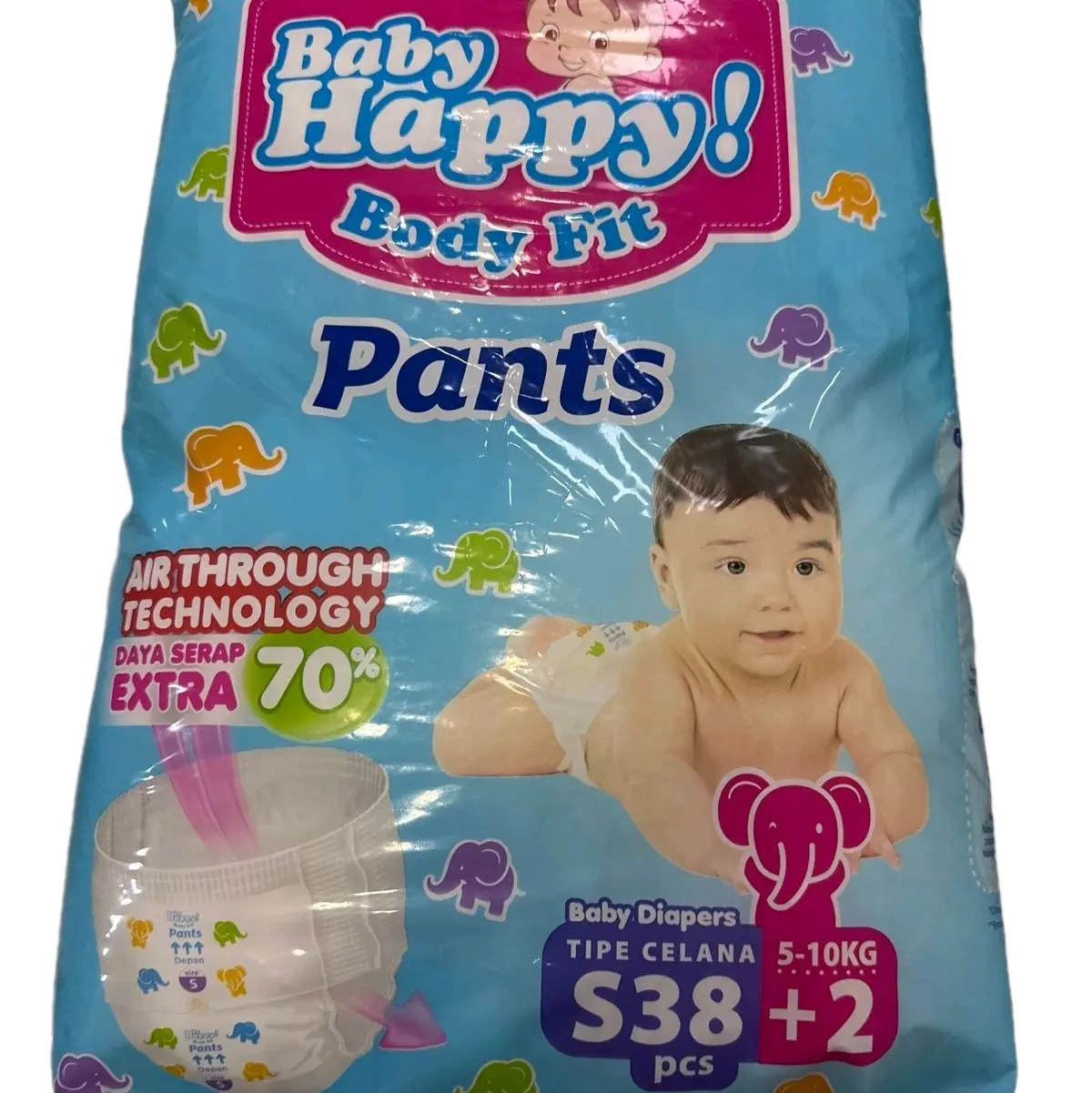1 BALL-BABYHAPPY S40/M32/L28 Bag Besar Promo Diskon Popok Bayi Bunda