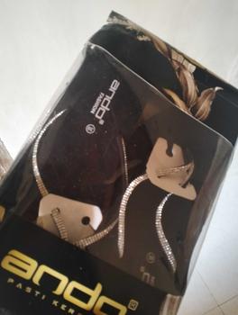 Product Review of Ando Sandal Wedges Jepit Wanita - Ando Nice Blink Hitam from P**a S**i 1