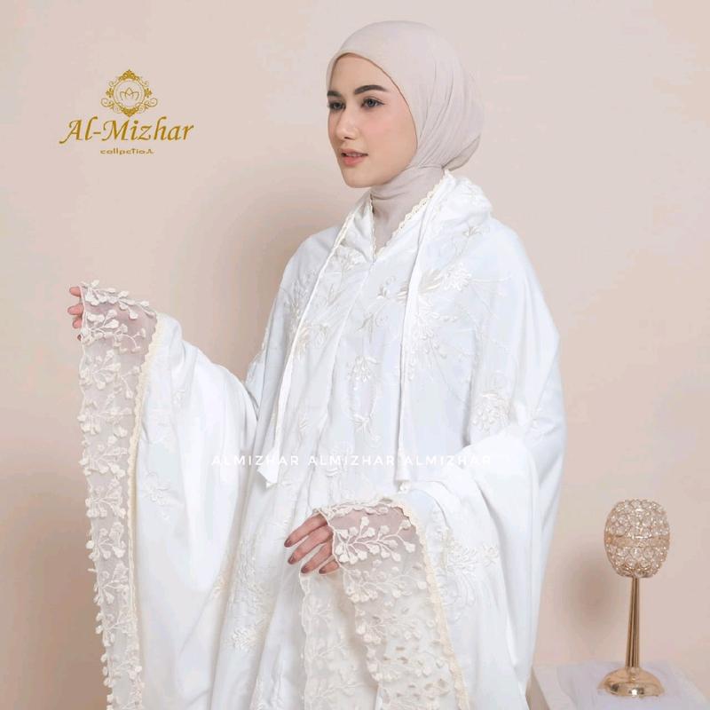 SHAFA - Mukena Dewasa Bordir Premium Renda Melati Akila Series 5