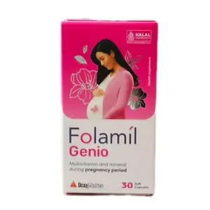 Folamil Genio 30 Kapsul / Multivitamin & Nutrisi Ibu Hamil