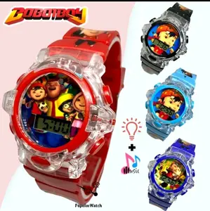 COD!! JAM TANGAN ANAK BOBOIBOY / LED / MELODI / TANGGAL/ KARAKTER