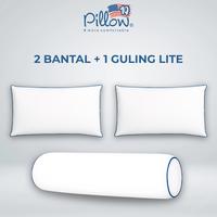 Gambar PAKET Hemat 3 BANTAL/GULING HOTEL Ukuran 46x56 - Silicon Murni 100% - BANTAL 3 dari 109 PILLOW OFC Kab. Sidoarjo 1 Tokopedia