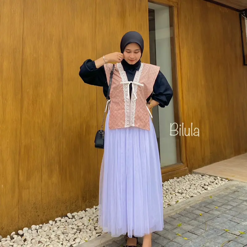 Mona vest | vest batik Bunga 8