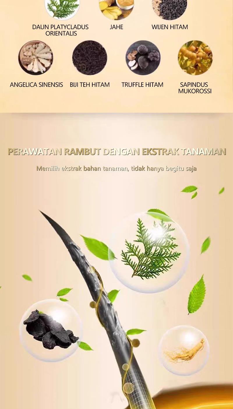 【FIFTH LOVE Produk Laris Manis】Sampo Anti-Rambut Rontok Ginseng dan Polygonum Multiflorum