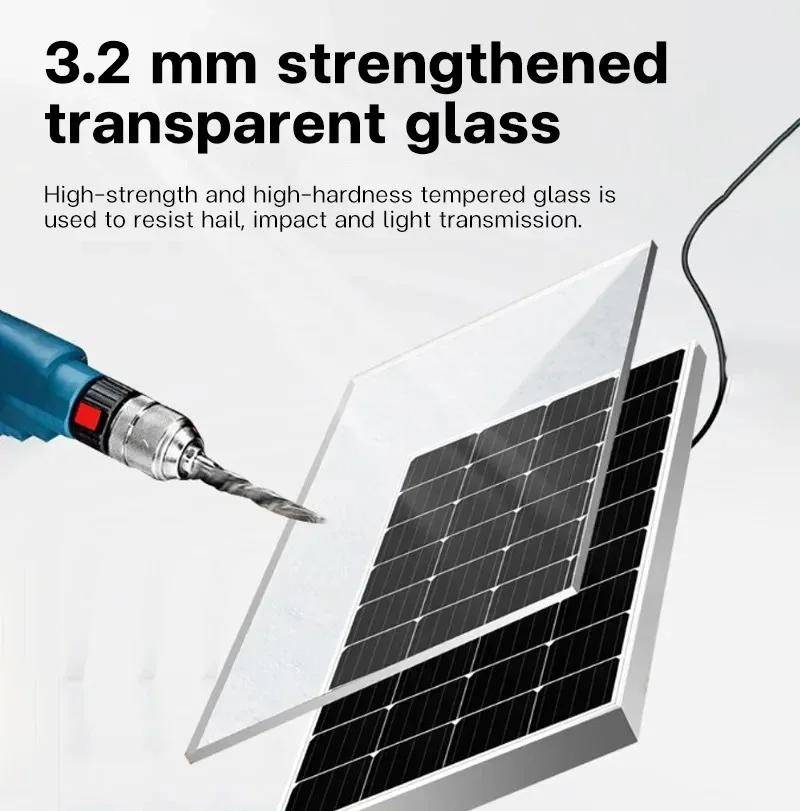 Product Introduction of Foldable 500W Solar Charger Waterproof - Dual USB Ports Fast Charging for Camping Gear, RV, Phone Power Bank, Emergency Kit Outdoor Survival 43
