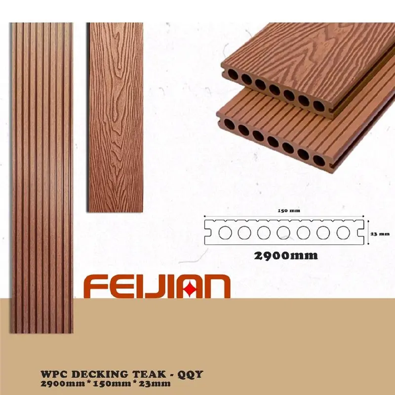 WPC Decking outdoor 2900mm x 146mm x 24mm 6