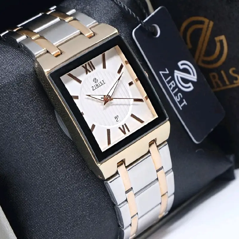 ZIRIST Z19 ORIGINAL JAM TANGAN PETAK PRIA WANITA UNISEX CLASSIC SIMPLE STAINLESS STEEL ORIGINAL GARANSI RESMI 1 TAHUN MESIN DAN BATRAI 3