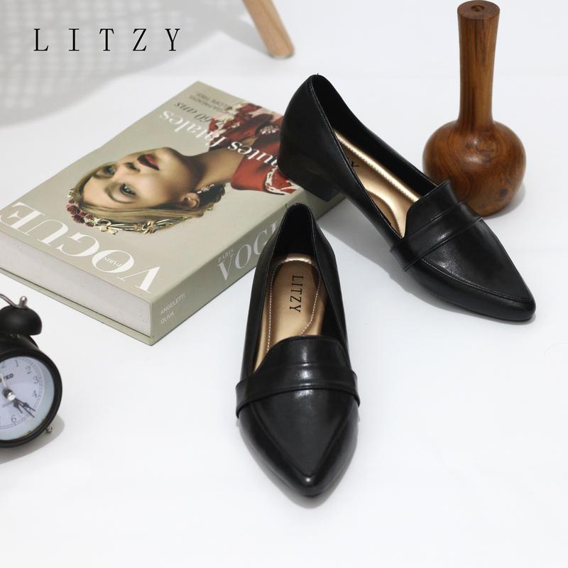 Product Introduction of Sepatu Kerja Wanita Casual Loafer LITZY Sisilia - Sol Non Slip dan Kulit Sintetis Premium - Sneakers, Shoes 33