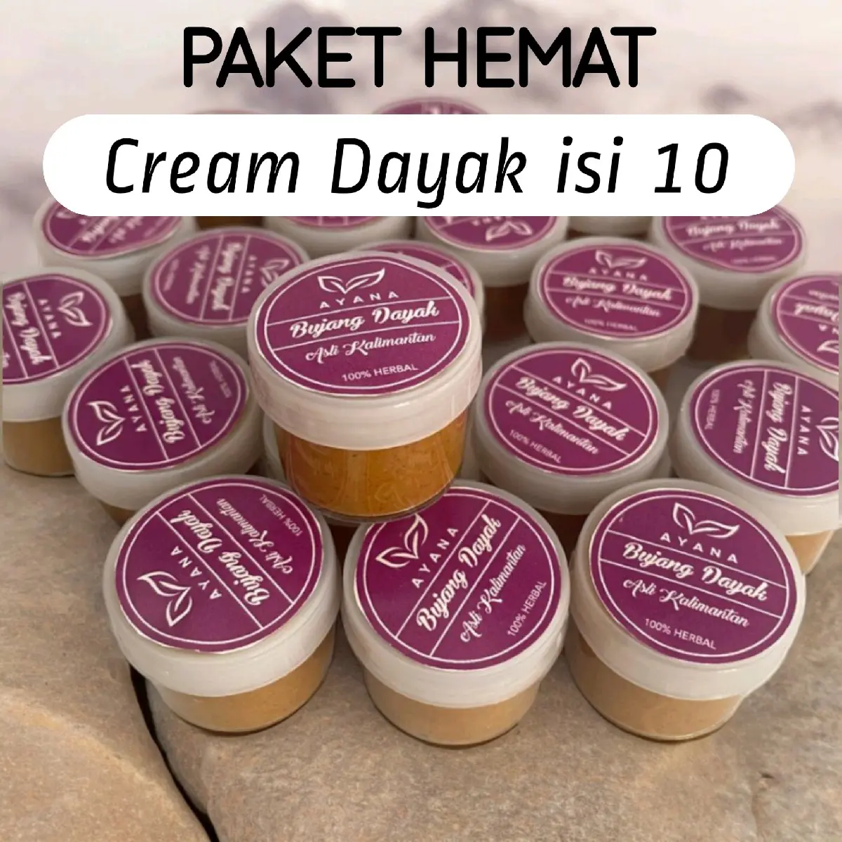 Paket isi 10 Ramuan dayak perawatan body care