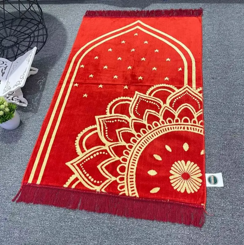 Sajadah Sholat Turki Flora Ukuran 110x70cm Bahan Halus Dan Lembut Murah Kualitas Premium 4