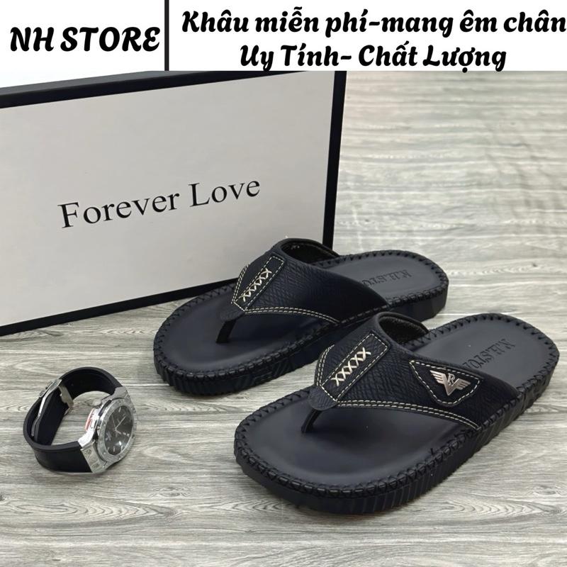 [Mẫu mới-Mang bao Êm Chân]Dép Da Nam Đẹp Cho Nam 2025. dép Tông  Lào Nam  Quai Da doctor.Dép Nam Quai Kẹp Da cao cấp,Được khâu may sẵn toàn bộ, đế đúc cao su, mang vào thoải mái và êm chân