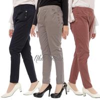 Gambar Celana Street Variasi Kancing Jumbo Plain Basic Bahan Katun Stretch Nyaman Anti Begah Cocok untuk Aktivitas Santai dan Resmi - Kaki, Kantong dari NHM Online Kota Bekasi 3 Tokopedia
