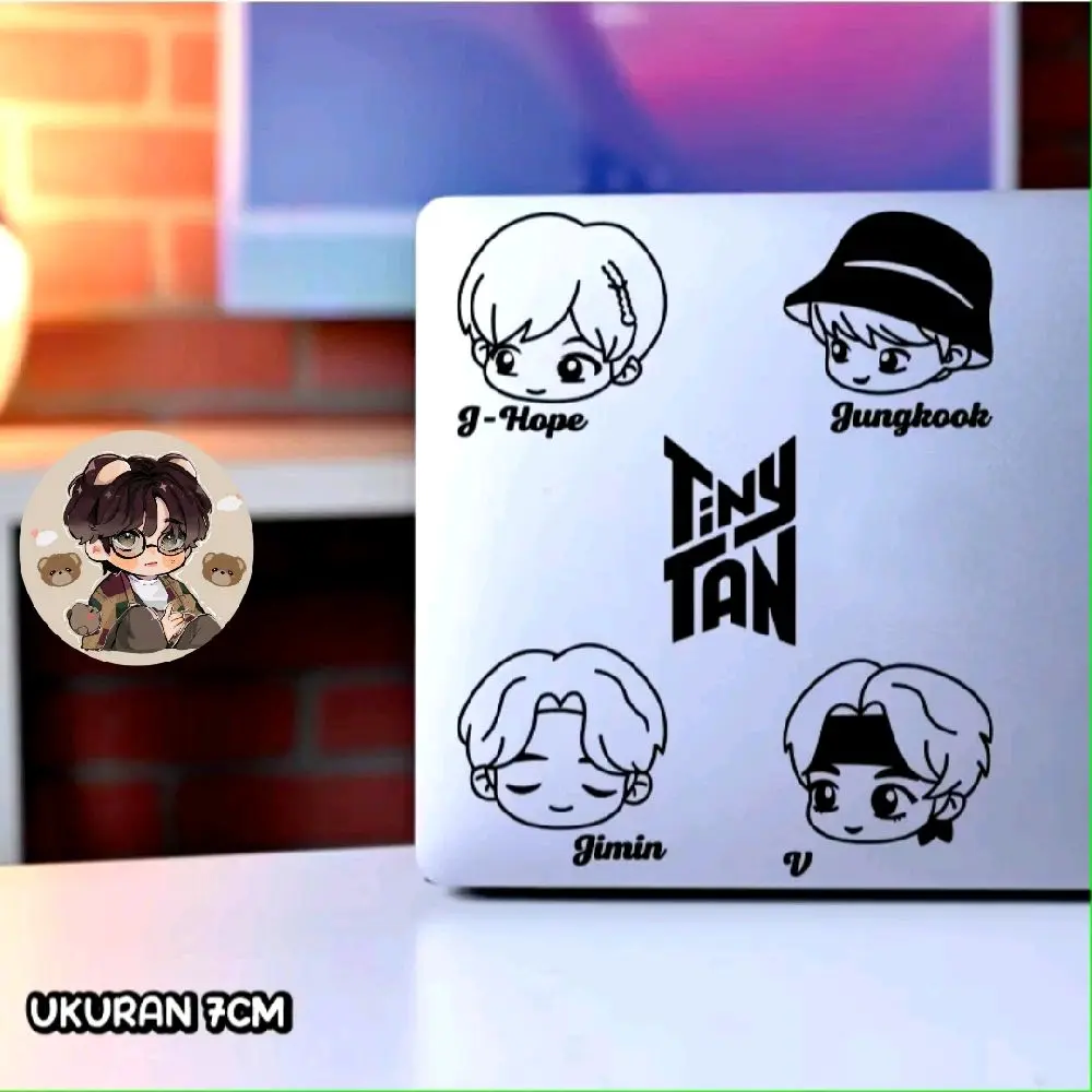 Stiker TINYTAN BTS Lighstick Armybom Kpop cutting