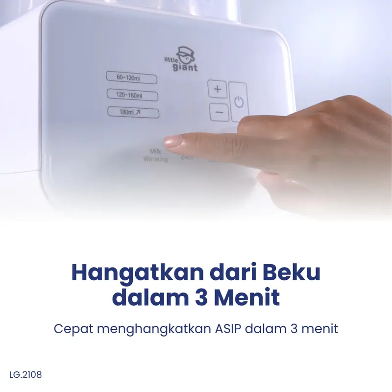 Little Giant Digital 5in1 Double Bottle Warmer Sterilizer Penghangat Botol Susu LG.2108 2