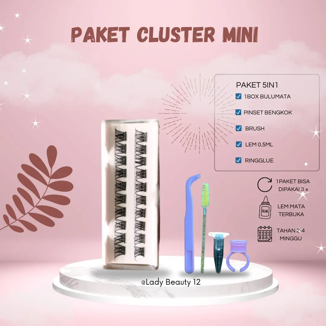 Paket Hemat Bulu Mata Eyelash Extension individual lashes Bulumata Eyelash