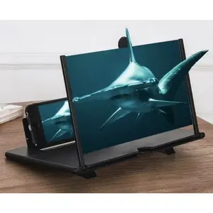 PEMBESAR LAYAR HP / KACA PEMBESAR LAYAR F3 SMARTPHONE 3D HD STAND HP ENLARGER PHONE CINEMA