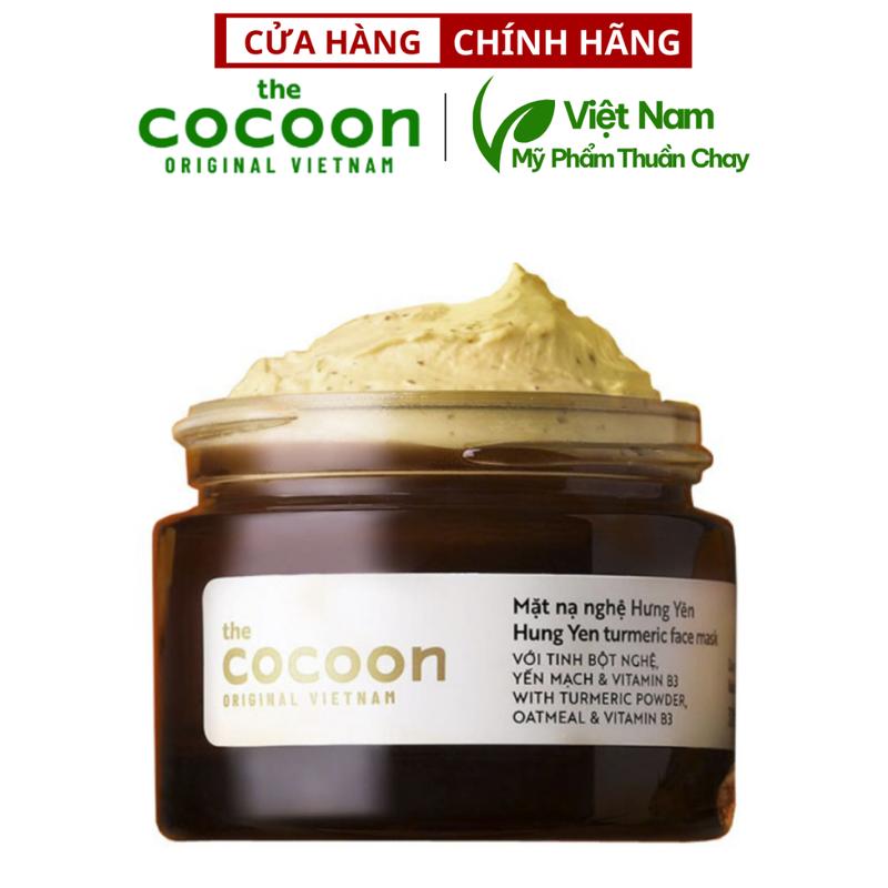 Mặt nạ nghệ Hưng Yên cocoon 30ml (Turmeric face mask) đều màu, giảm thâm 0
