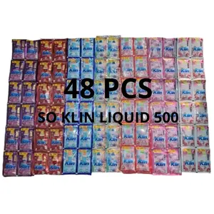 [48 Pcs] So Klin Liquid Renceng 500an | Deterjent | Laundry | Sabun pencuci baju