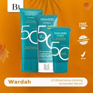 [Creator Pick's] READY BEST SELLER Wardah UV Shield Acne Calming Sunscreen Serum SPF50 PA+++ 25ML / 40ML / 100ML – Sunscreen Kulit Jerawat