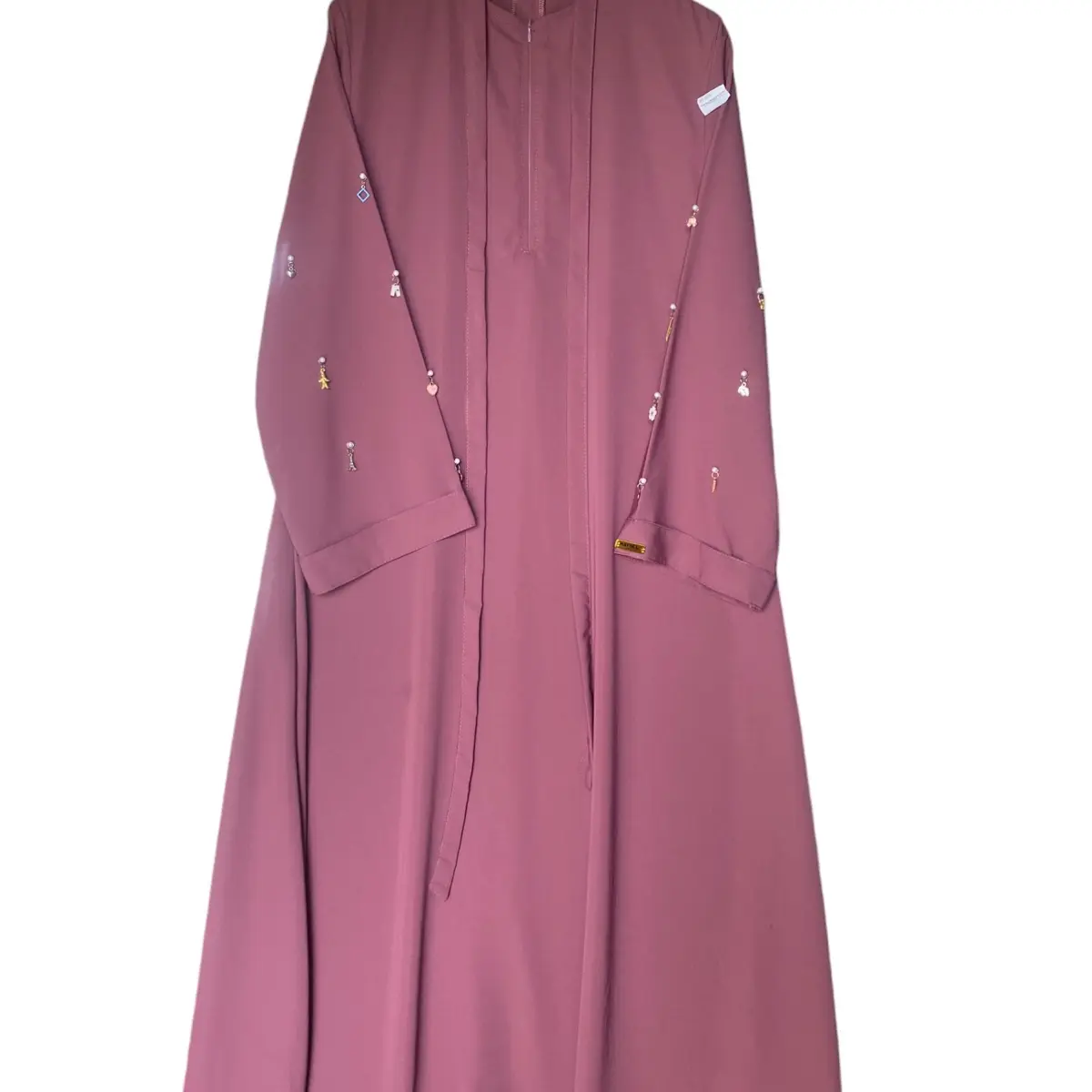 Abaya khadejah dari bahan woolpeach dubai