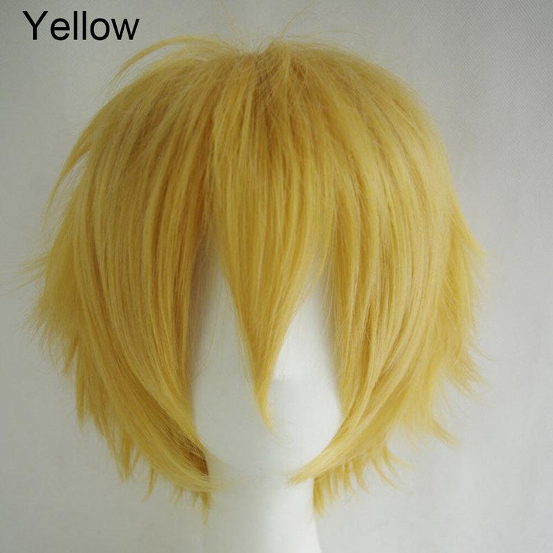 Tóc giả cho nam và nữ, nhiều màu, ngắn và thẳng, phù hợp cho tiệc và cosplay…